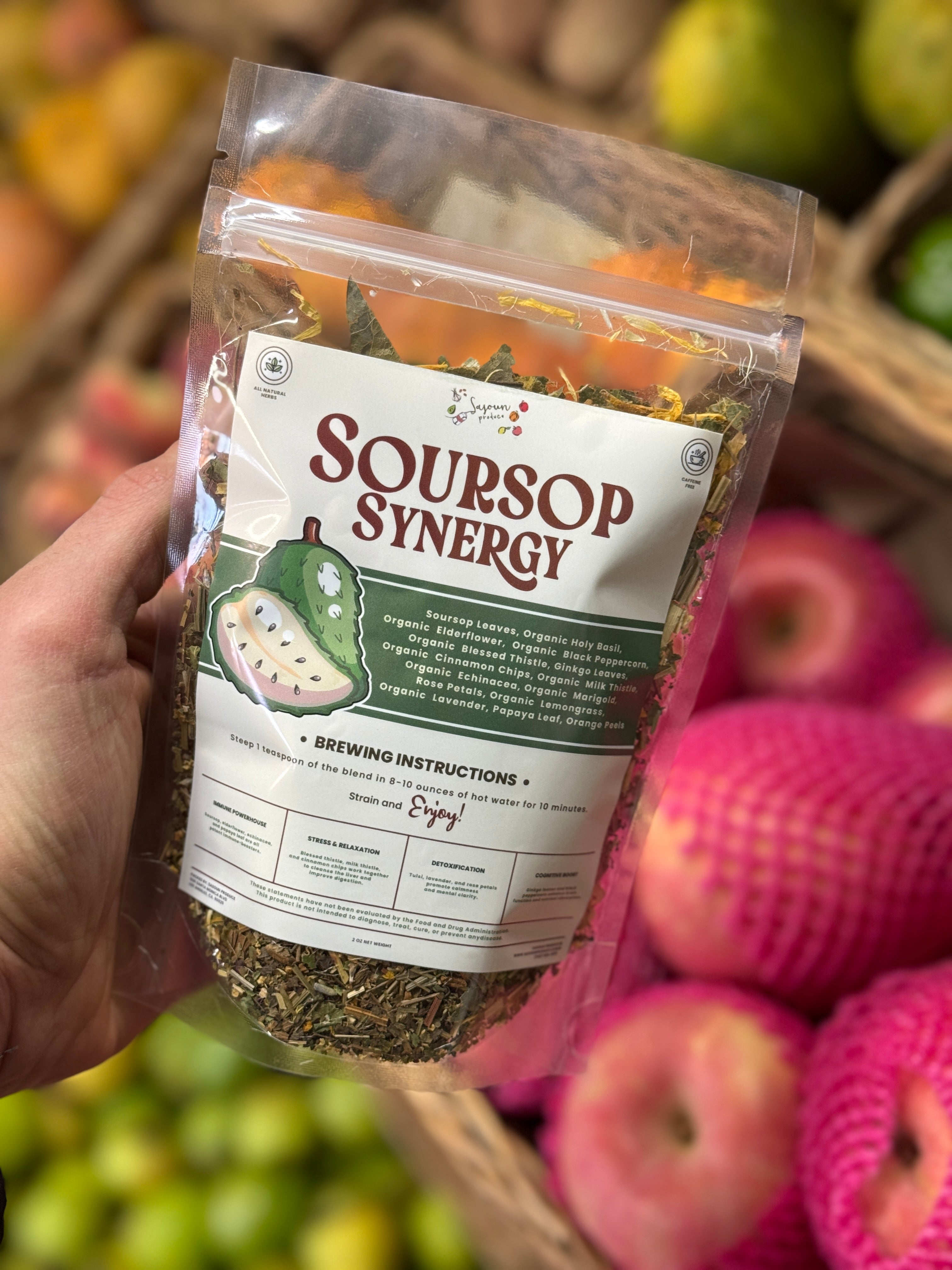 Soursop Synergy Tea Blend 🍵🫖 – Sasoun Produce