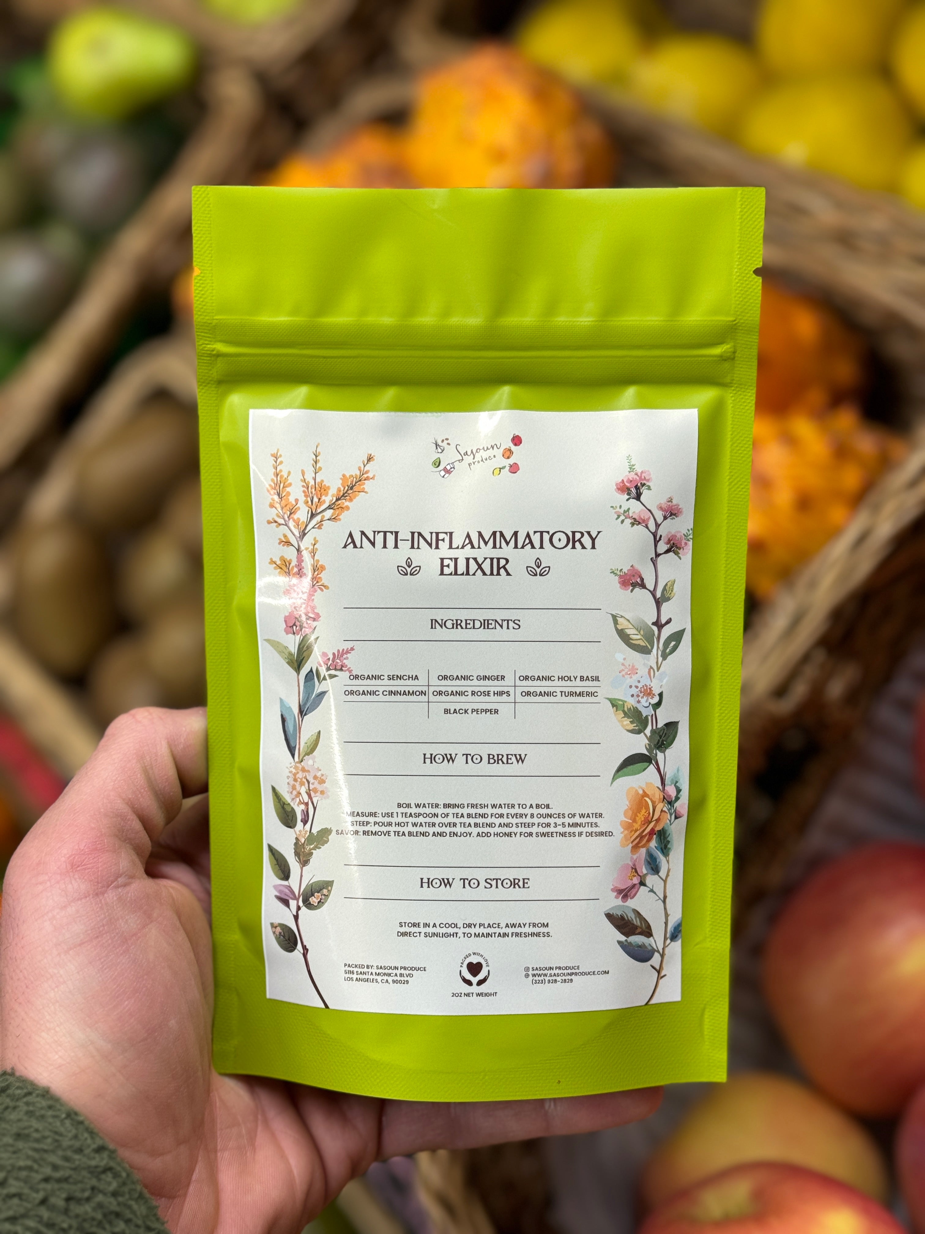 Anti-Inflammatory Elixir Tea Blend 🍵🫖 – Sasoun Produce