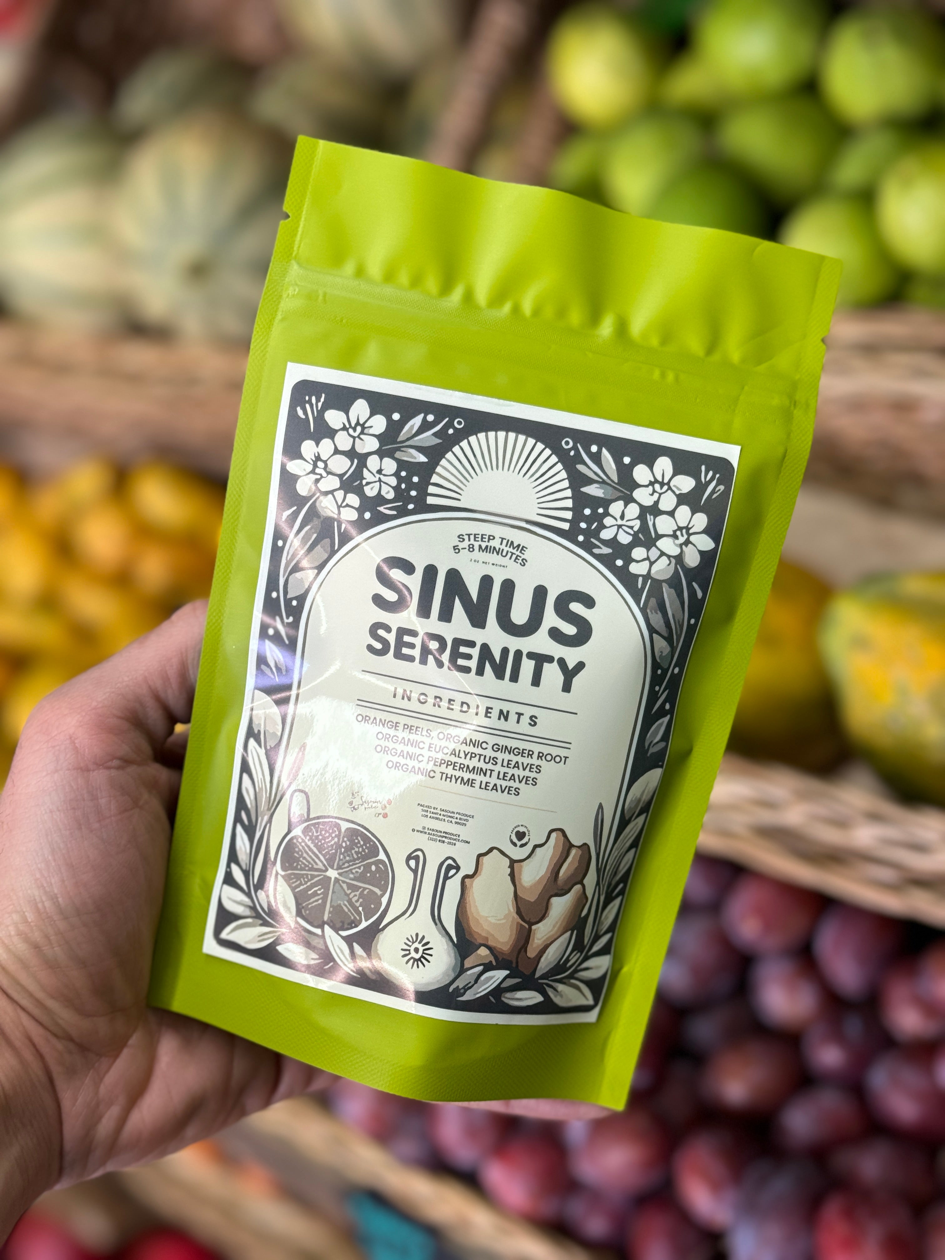 Sinus Serenity Tea Blend 🍵🫖 – Sasoun Produce